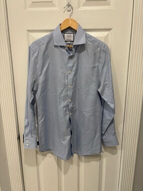 Mens, Charles Tyrwhitt Shirt, Blue & White Stripes,  Extra Slim Fit